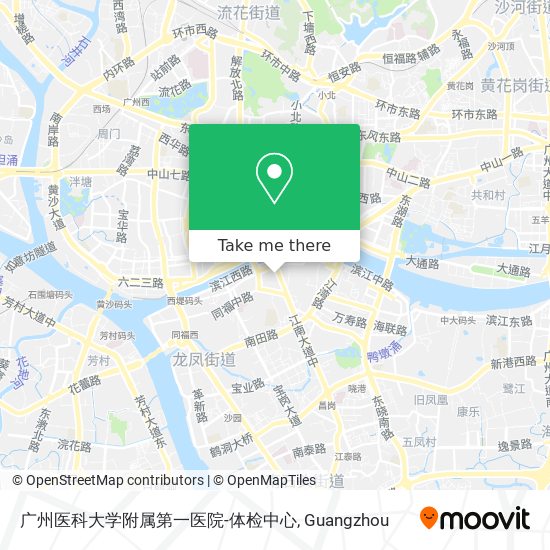 广州医科大学附属第一医院-体检中心 map