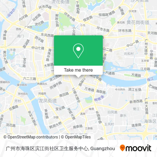 广州市海珠区滨江街社区卫生服务中心 map