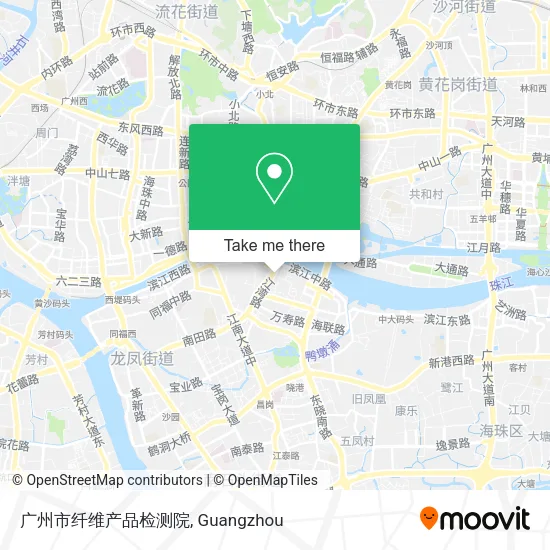 广州市纤维产品检测院 map