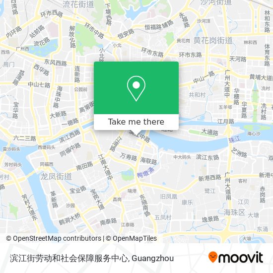 滨江街劳动和社会保障服务中心 map
