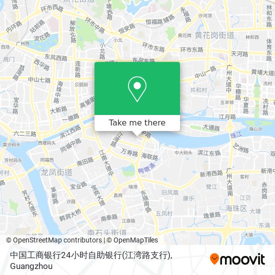 中国工商银行24小时自助银行(江湾路支行) map