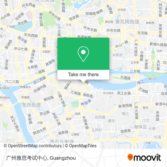 广州雅思考试中心 map