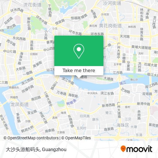 大沙头游船码头 map