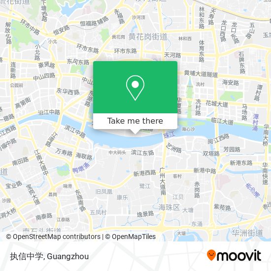 执信中学 map