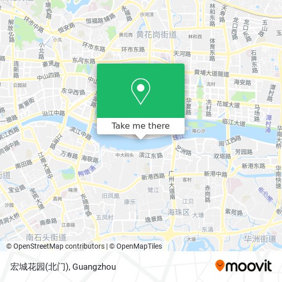 宏城花园(北门) map
