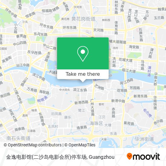 金逸电影馆(二沙岛电影会所)停车场 map
