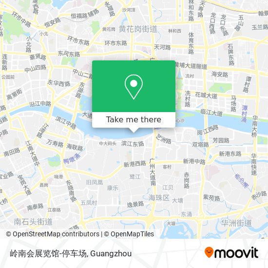 岭南会展览馆-停车场 map