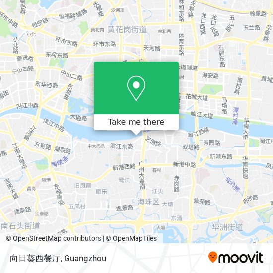 向日葵西餐厅 map