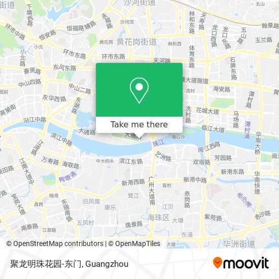 聚龙明珠花园-东门 map