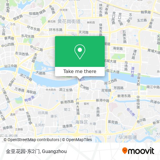金亚花园-东2门 map