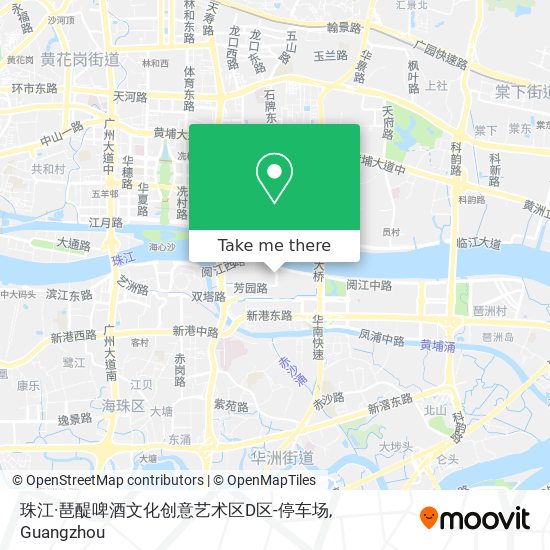 珠江·琶醍啤酒文化创意艺术区D区-停车场 map