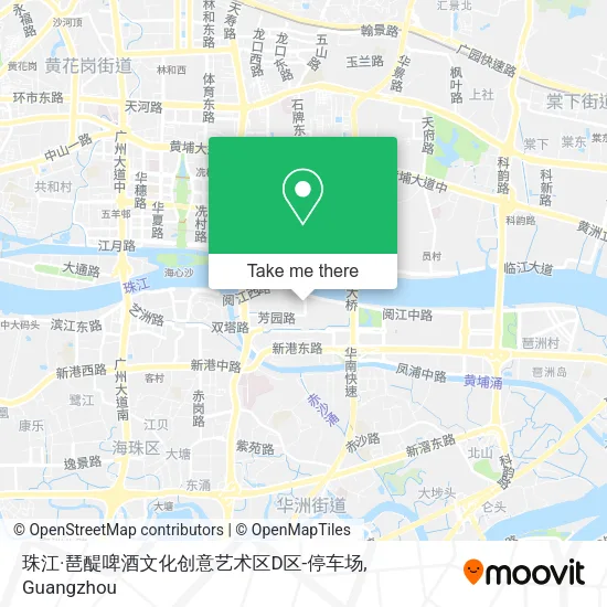 珠江·琶醍啤酒文化创意艺术区D区-停车场 map