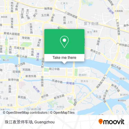 珠江夜景停车场 map