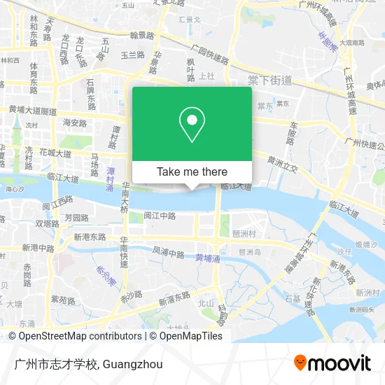 广州市志才学校 map