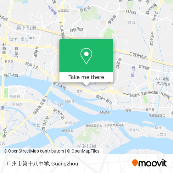 广州市第十八中学 map