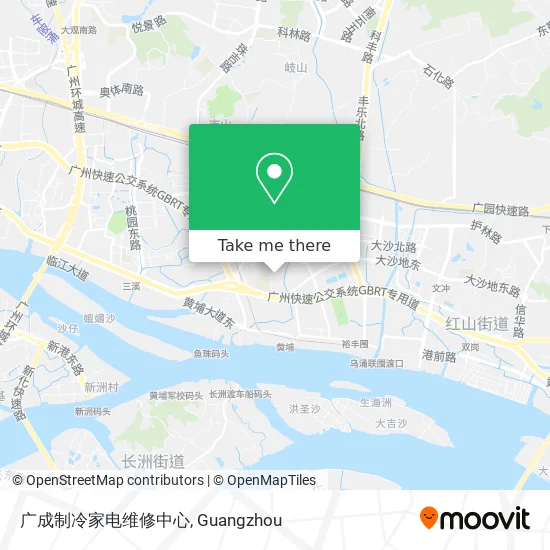 广成制冷家电维修中心 map