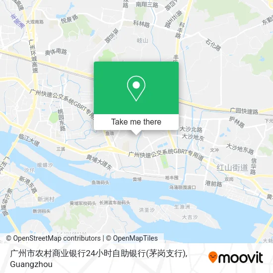 广州市农村商业银行24小时自助银行(茅岗支行) map