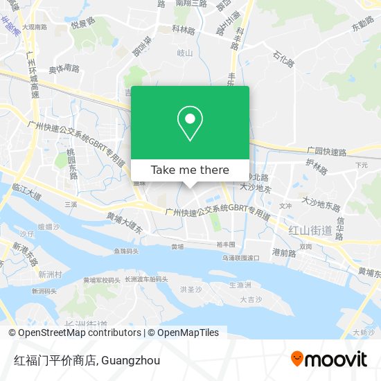 红福门平价商店 map