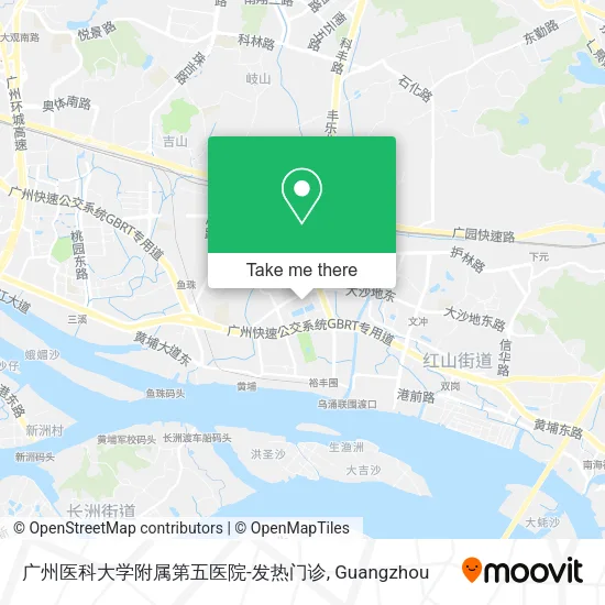 广州医科大学附属第五医院-发热门诊 map