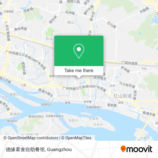 德缘素食自助餐馆 map