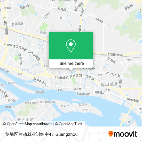 黄埔区劳动就业训练中心 map