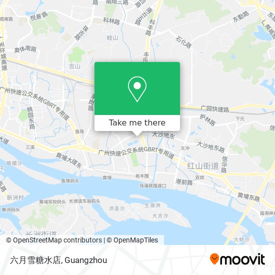 六月雪糖水店 map