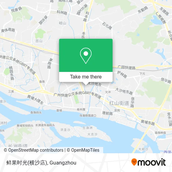 鲜果时光(横沙店) map