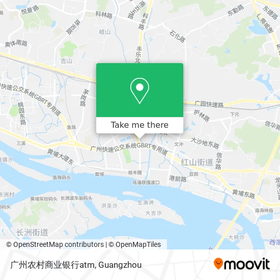 广州农村商业银行atm map