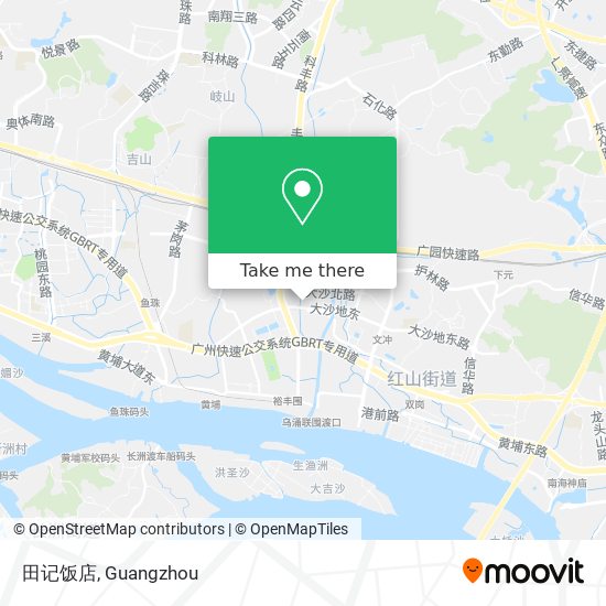 田记饭店 map