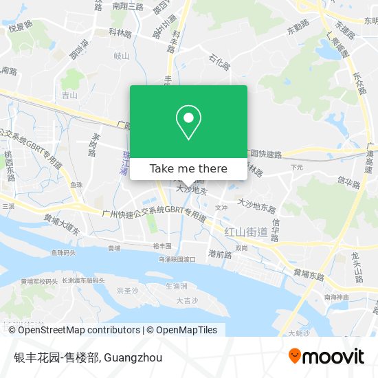 银丰花园-售楼部 map