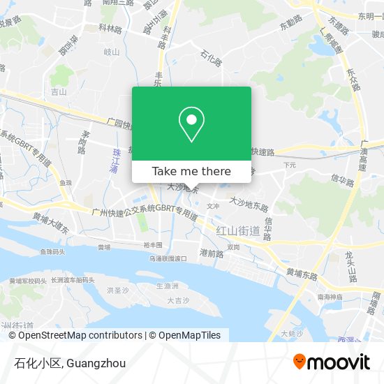 石化小区 map