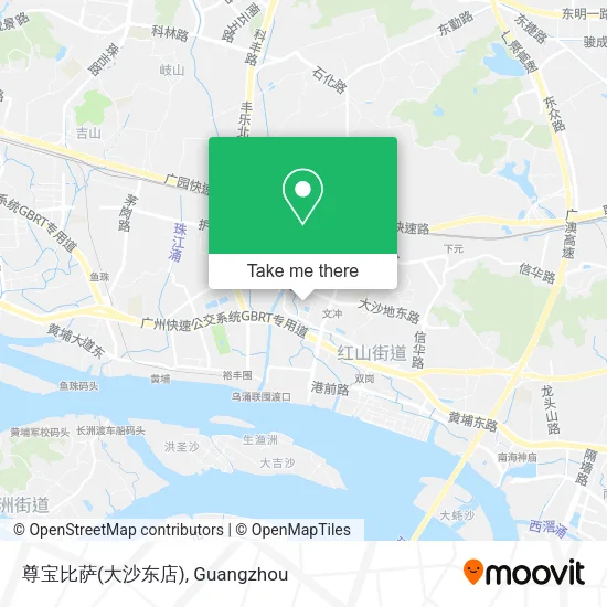 尊宝比萨(大沙东店) map