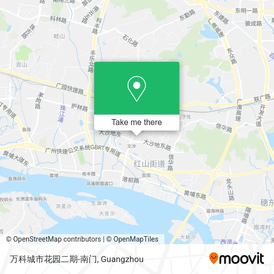 万科城市花园二期-南门 map