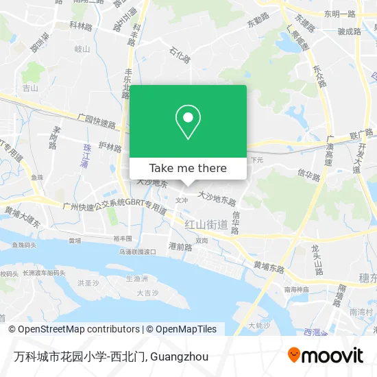 万科城市花园小学-西北门 map