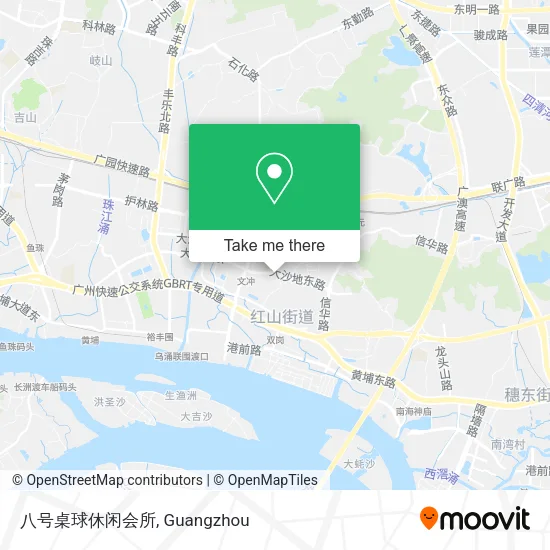 八号桌球休闲会所 map
