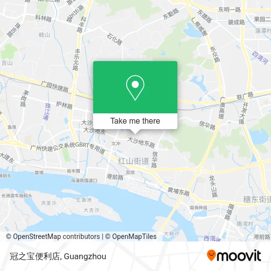 冠之宝便利店 map