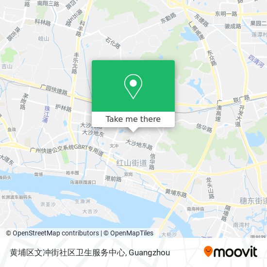黄埔区文冲街社区卫生服务中心 map