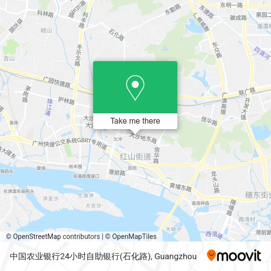 中国农业银行24小时自助银行(石化路) map