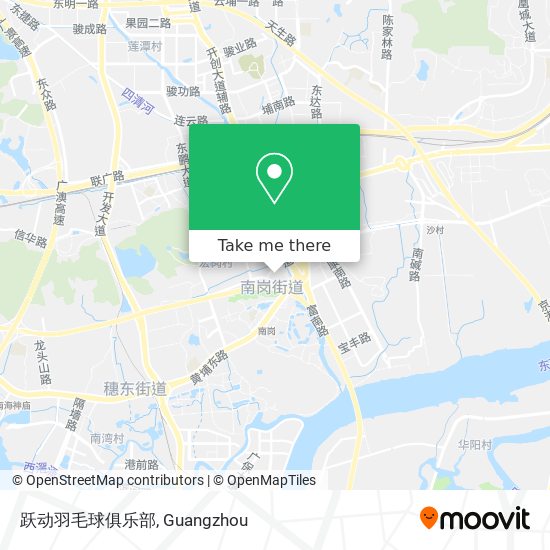 跃动羽毛球俱乐部 map