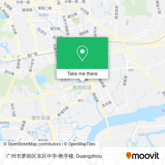 广州市萝岗区东区中学-教学楼 map