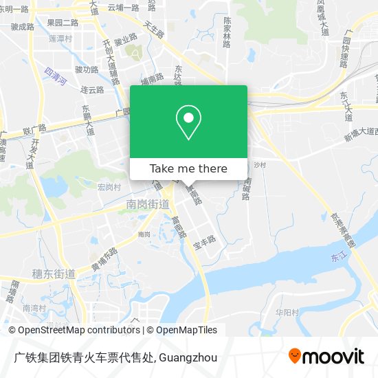 广铁集团铁青火车票代售处 map