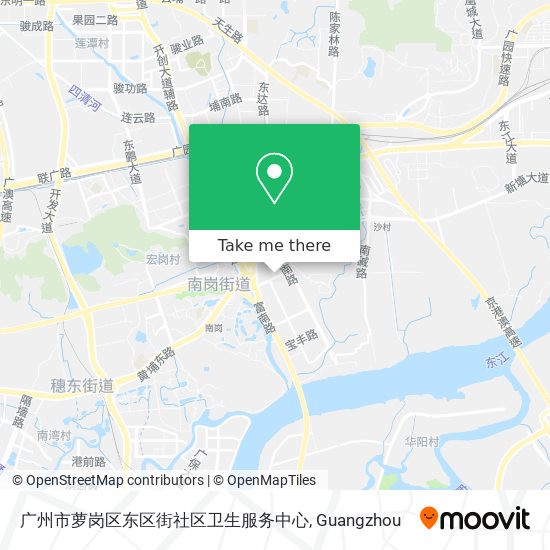 广州市萝岗区东区街社区卫生服务中心 map