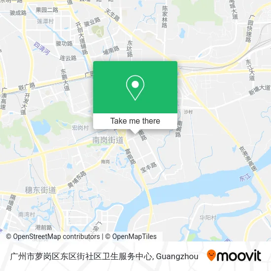 广州市萝岗区东区街社区卫生服务中心 map
