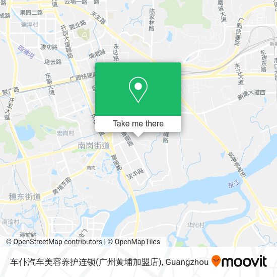 车仆汽车美容养护连锁(广州黄埔加盟店) map