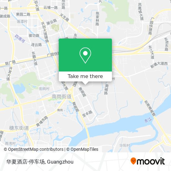华夏酒店-停车场 map