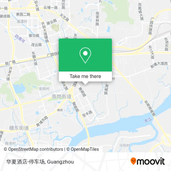 华夏酒店-停车场 map