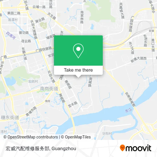 宏威汽配维修服务部 map