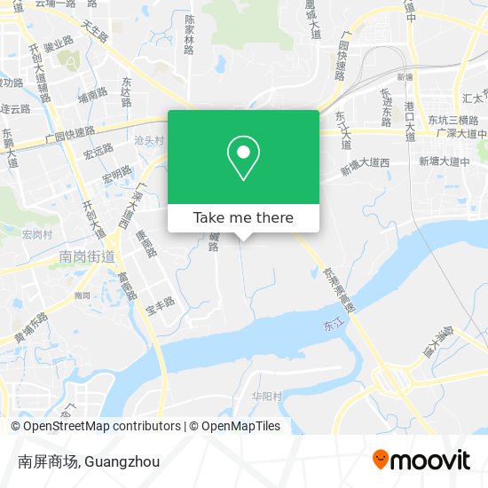 南屏商场 map