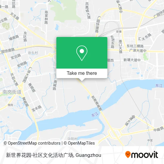 新世界花园-社区文化活动广场 map