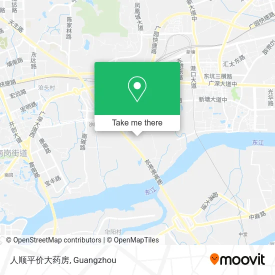 人顺平价大药房 map